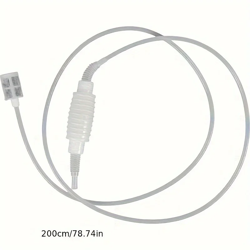 199 cm halbautomatische Home Brew Siphon Packung für die Weinherstellung, Handknet-Siphonfilter, Lebensmittelqualität, Röhre, transparent Image