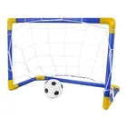 Mini ballon de Football en plastique, ensemble de poteaux de but amovibles, haute résistance, intérieur et extérieur, cadeau d'anniversaire pour enfant