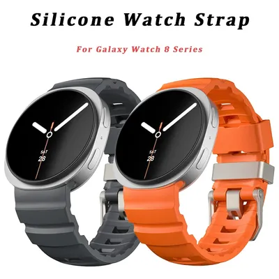 Sport Silikon Band Für Samsung Galaxy Uhr 8 Klassische 46mm Strap Für Samsung Uhr 8 44mm 40mm armband Armband Zubehör Image