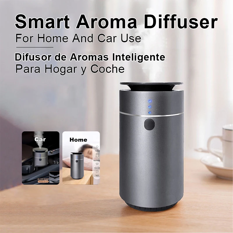 Intelligenter Auto-Aroma-Diffusor, automatischer Start-Stopp mit Motor, schneller Desodorierer, Dual-Modus für Zuhause, Fahrzeug, langanhaltender Duft ​ Image