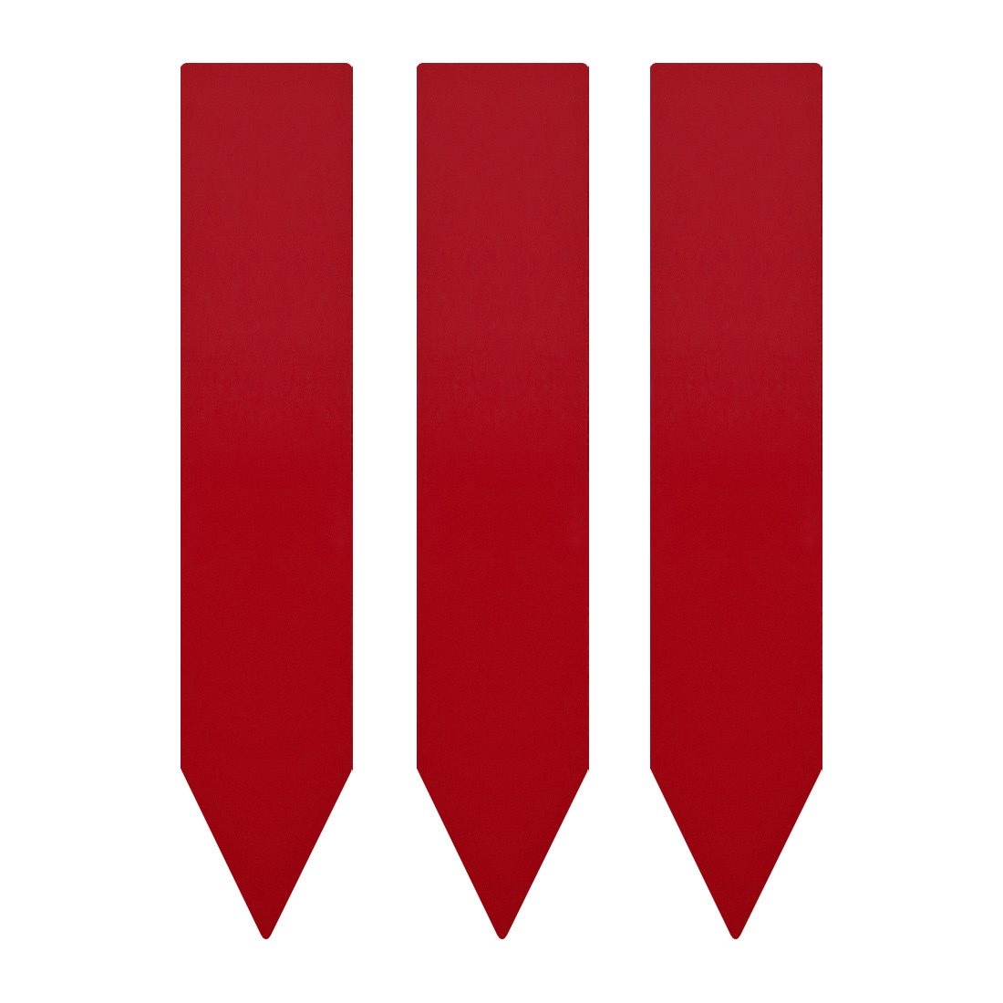 CombiCraft PVC Stecketiketten 20x100 mm Rot, 400µ - Verpackt pro 100 Stück Image