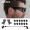 HiBloks For Ray-Ban Meta Wayfarer RW4006 4008 Skyler Headliner Sunshade Stickers/Baffle Glasses Lanyard Set Glasses Accessories