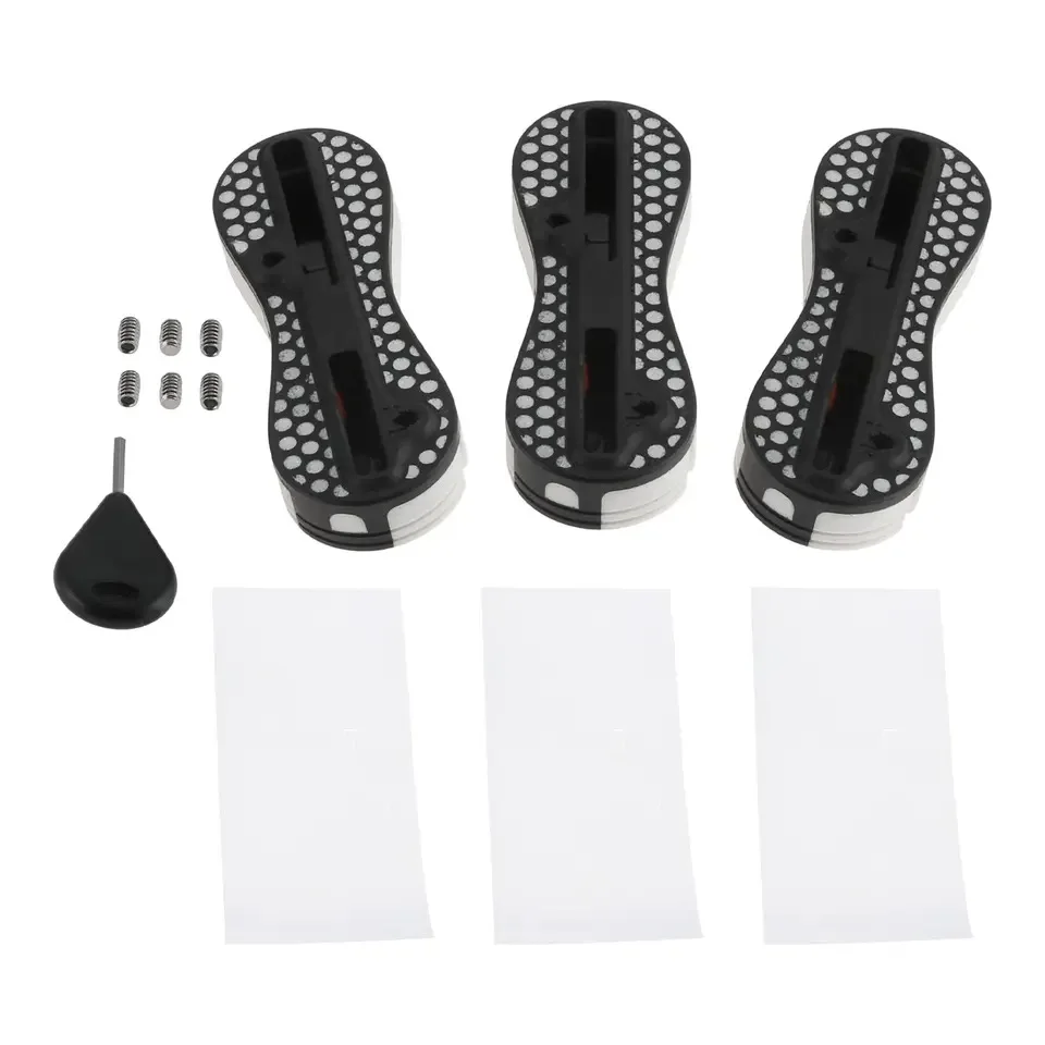 Rudder Slot Fin Boxes Surfboard Fin 0 Degree For Center Fin Box + 5 Degree For Side Fin Box Easy To Install With Screws And Key