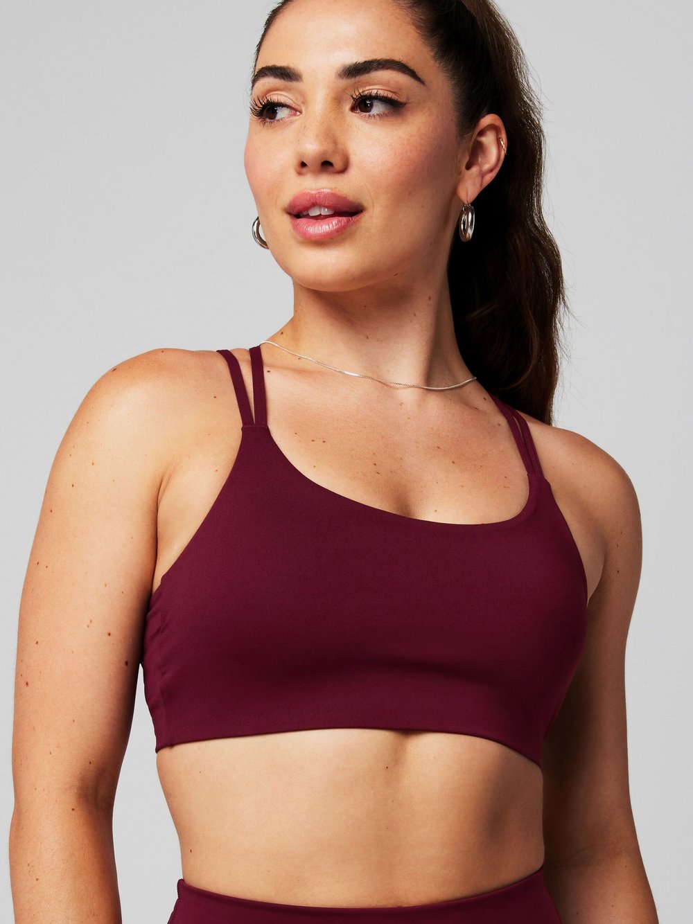 Fabletics BRA PRINCIPAL LOW IMPACT SPORTS BRA Damen bordeaux, XXS Image