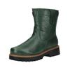 Schnürstiefelette ANDREA CONTI "Andrea Conti Stiefelette Leder", Damen, Gr. 40, grün, Leder, casual, Schuhe