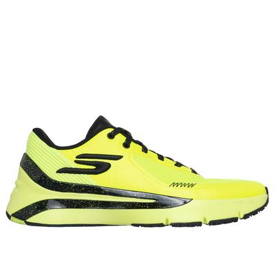 Skechers Unisex SKX Full-Court Press Basketball Shoes | Size 6.0 | Yellow/Black | Synthetic/Textile/Metal | Vegan