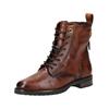 Schnürstiefelette BAGATT "BAGATT Stiefelette Leder", Damen, Gr. 41, braun (cognac), Leder, casual, Schuhe