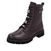 Schnürstiefelette REMONTE, Damen, Gr. 39, rot (bordeaux), Leder, unifarben, modisch, Schuhe, Outdoorboots, Schnürboots mit wasserabweisender TEX-Membran, Topseller