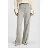High-waist-Jeans BOSS ORANGE "Marlene High Rise Split Premium Damenmode", Damen, Gr. 27, Länge 32, grau 020, Denim/Jeans, Obermaterial: 53% Baumwolle, 47% Lyocell, casual, Jeans, mit Schlitzen am Saum