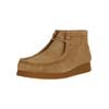 Schnürschuh CLARKS "Wallabee", Herren, Gr. 44, beige, casual, Schuhe, mit hochwertigem Wildleder-Finish