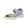 Sandale IMAC "Imac Sandalen Textil", Kinder, Gr. 38, grau, lila, Textil, casual, Schuhe