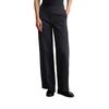 Jerseyhose MARC O'POLO "aus Interlock-Qualität", Damen, Gr. 36, Normalgrößen, blau (deep night blau), Obermaterial: 78% Baumwolle, 18% Polyester, 4% Elasthan, unifarben, casual, regular fit lang, Hosen