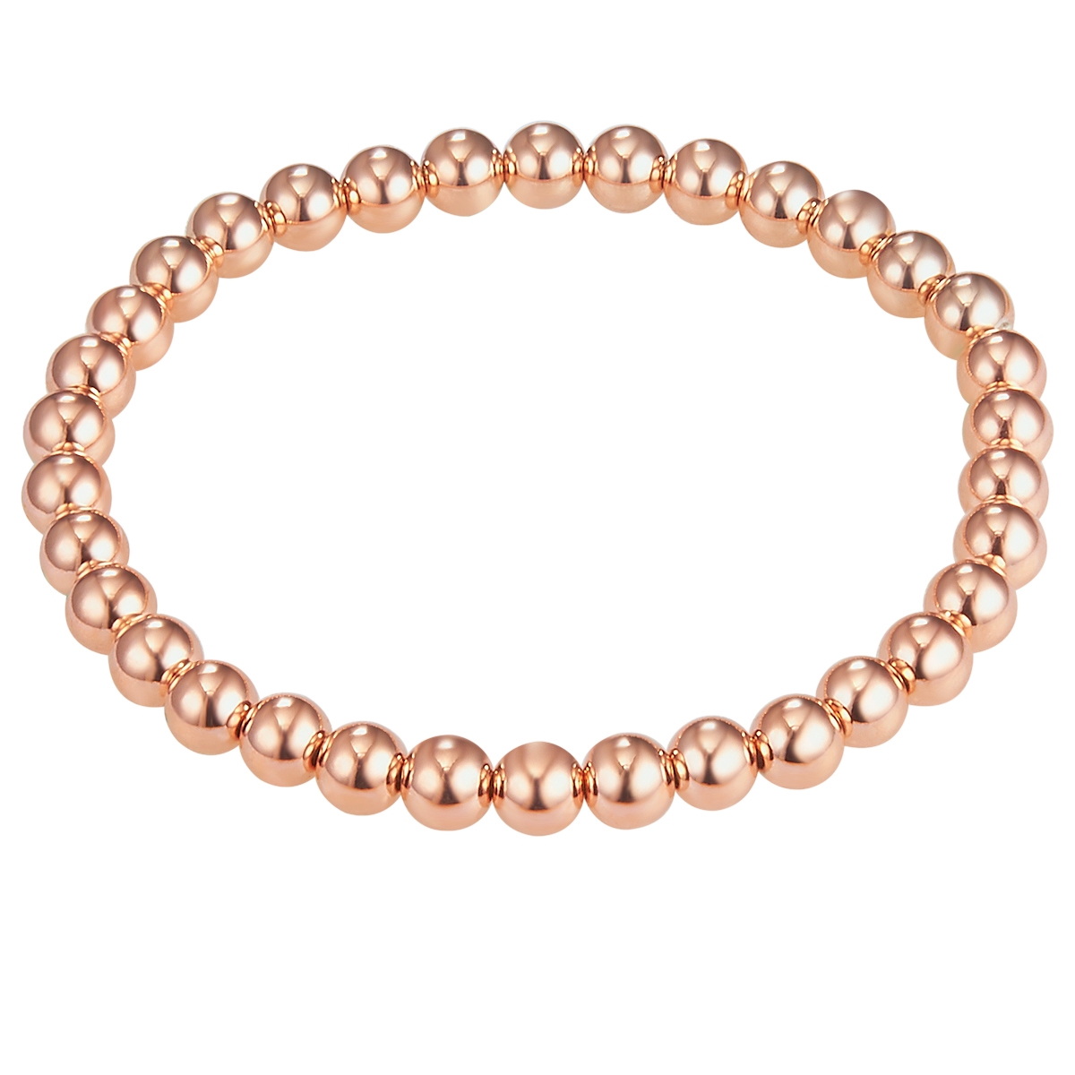 Lulu & Jane Womens Luluandjane Female Brass Bracelet - Rose Gold - One Size | Lulu & Jane Sale | Discount Designer Brands