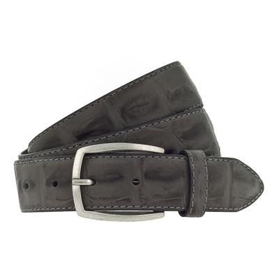 Vanzetti Gürtel Leder 90 cm Grau Herren Image