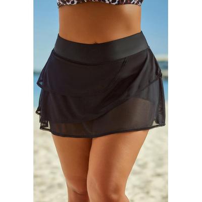Damen Baderock in voller Größe mit Lagen Image