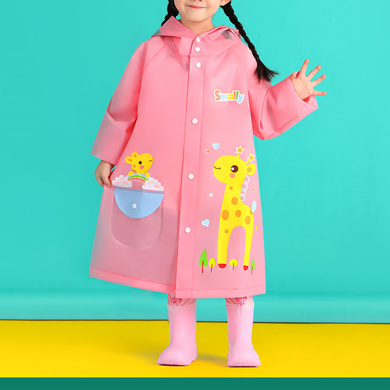 Unisex Boys Girls' 3D Dinosaur Raincoat Long Sleeve Summer Spring Fall Active Cute Polyester Kids 3-8 Years Street Vacation Regular Fit