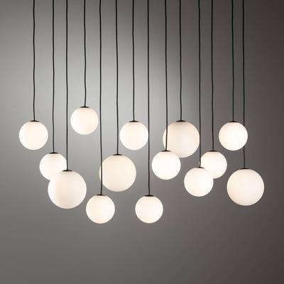 Glas Hängelampe SNOWBALL Nowodvorski Lighting, dimmbar, weiß / opal, für Wohn- / Esszimmer, Glas, Pendelleuchte Image