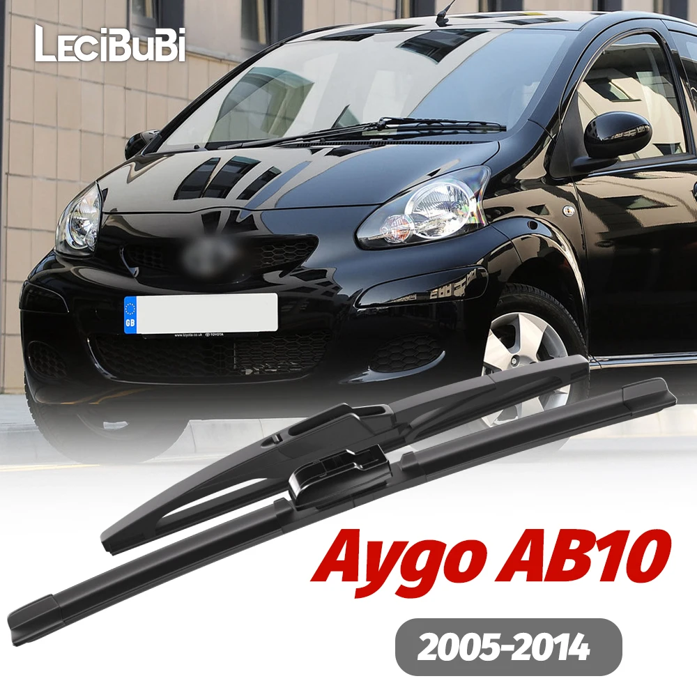 1set Parabrezza Anteriore e Posteriore Spazzole Tergicristalli Tergicristalli Per Toyota Aygo AB10 2005-2014 2006 2007 2008 2009 Accessori