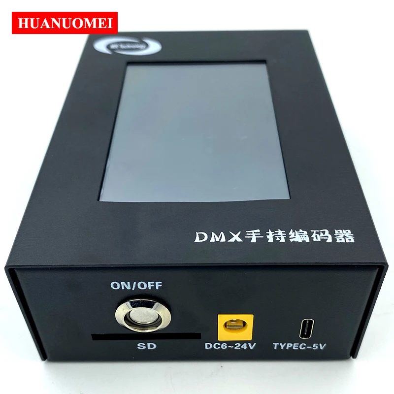 MR-WT35 Touch DMX Addresser RDM DMX512 Coder Writer Encoder TTL SD Card Light LED Controller DC5-24V RGB SM16512 Address Coding