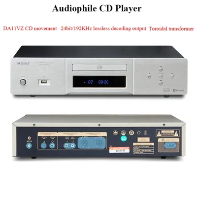 Professional HIFI CD Player Bluetooth 5.0 SPHE8104GW DAC OPA1612 Operational Amplifier Home DTS CD Music Player 24bit 192KHz