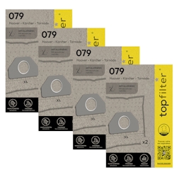 Top Filter 4er-Pack Staubsaugerbeutel für 64079 Tornado und Kärcher TopFilter Premium Image