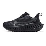 Men's Gray and Green Blade Sole Sneakers – Lightweight Breathable Running Shoes for Gym, Training and Outdoor Activities