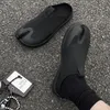 Schwarz Weiß Tabi Mules Sneakers Schuhe Vintage Bequeme gestrickte Herren Damen Große Größe 45 Tabi Loafers 2025, Frühjahrsneuheit