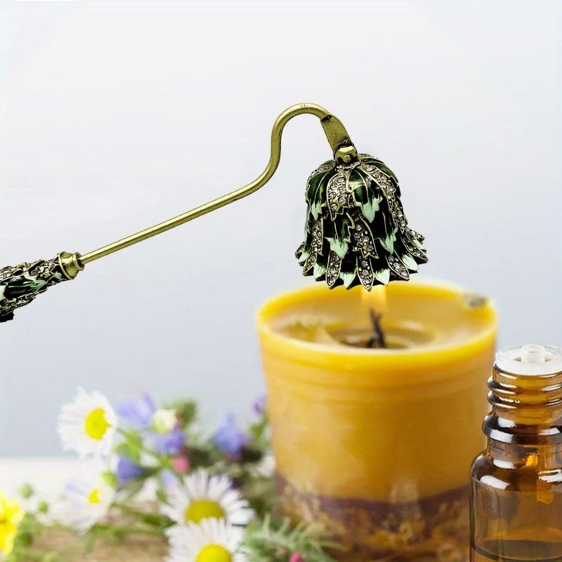 1 Stück löst mühelos Ihre Kerzen mit diesem rustikalen Metall-Kerzenlöscher – Vintage-Accessoires für die Inneneinrichtung Image