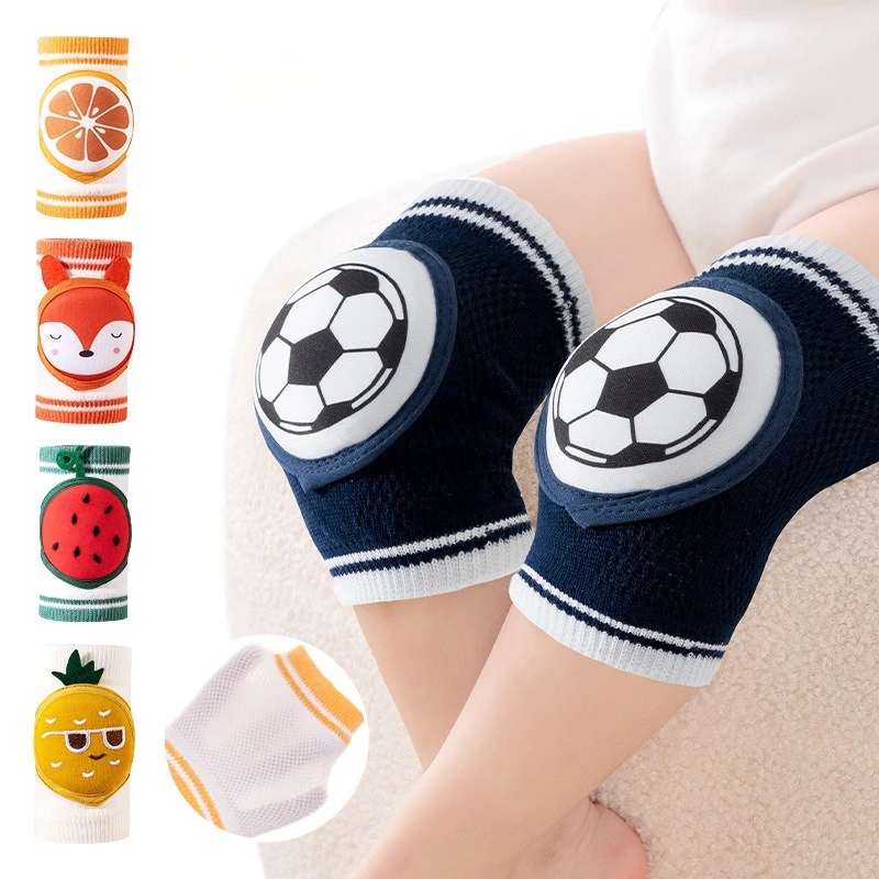 Knieschützer für Kinder, Krabbeln für Babys, Laufen lernen, Baby-Fallprävention, Spazierengehen, dicke Sommer-Ellbogenschützer, um Bruch zu verhindern Image