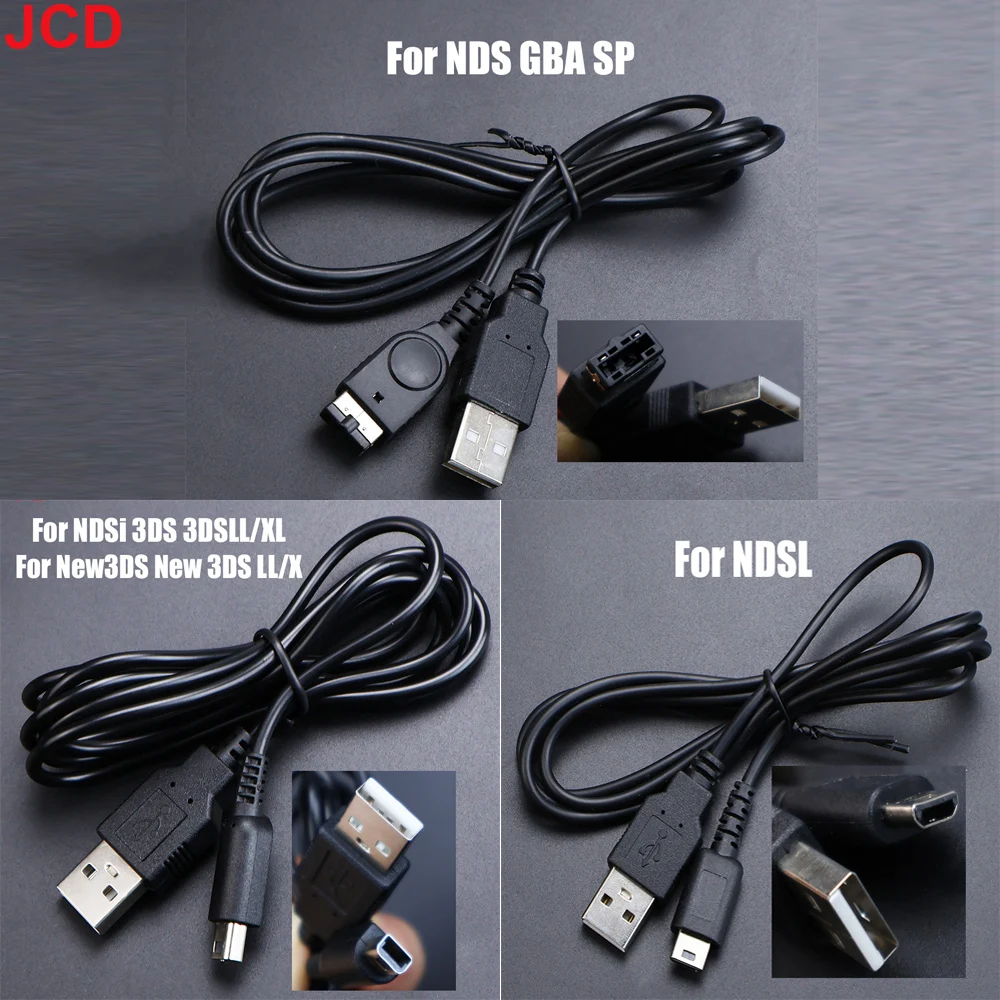 USB Daten Ladegerät Lade Power Kabel Für DS Lite DSL NDSL Für NDSi 3DS Neue 3DS XL LL NDS GB GBC GBP GBA SP Spiel Controller Image