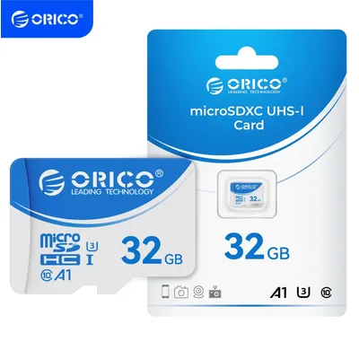 ORICO Original Speicherkarten 16 GB 32 GB 64 GB 128 GB TF-Speicherkarte A1 U3 Class10 V10 für Kamera/Drohne/Dash Cam High-Speed-SD-Karte