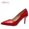 Aphixta 7 cm Dünne Fersen Frauen Pumpen Kleid Klassische Schuhe Hochzeit Offizielle Freizeit Party Schuhe Super Große Größe 49 50 plus Größe