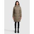 khujo Pufferjacke "GRAYA" Gr. XS in grün | Obermaterial: 70% Baumwolle