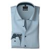 Langarmhemd OLYMP "Big & Tall", Herren, Gr. 49, N-Gr, blau (bleu), Web, Obermaterial: 100% Baumwolle, casual, comfort fit normal, Langarm 2-Knopf-Manschette, Hemden, Neue COMFORT FIT BIG Kollektion, Businesshemd