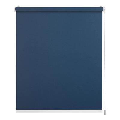 Rollo LICHTBLICK ORIGINAL "Klemmfix, ohne Bohren" Gr. 1, blau (blau, weiß, weiß), B:60cm H:190cm, Polyester, Rollos, Steuerbar mit Bluetooth-App, integrierter Elektromotor und Akku Image