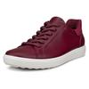 Slip-On Sneaker ECCO "Soft 7 W", Damen, Gr. 39, rot (weinrot), Leder, Basic, Schuhe, Freizeitschuh, Slipper, Halbschuh zum Schlupfen