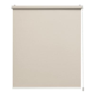 Rollo LICHTBLICK ORIGINAL "Klemmfix, ohne Bohren" Gr. 8, braun (braun, weiß, weiß), B:75cm H:190cm, Polyester, Rollos, Steuerbar mit Bluetooth-App, integrierter Elektromotor und Akku Image