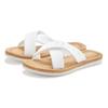 Pantolette ELBSAND, Damen, Gr. 43, weiß, Obermaterial: 100% Textilmaterial. Futter: 100% Textilmaterial. Decksohle: 100% Synthetik. Laufsohle: 100% Synthetik, unifarben, casual, Schuhe, Sandale, Badepantolette, Badeschuh ultraleicht VEGAN