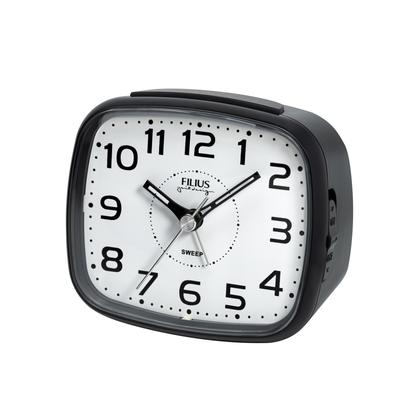 Quarzwecker FILIUS ZEITDESIGN, schwarz, Wecker, Schlafzimmer, Wecker,Beleuchtung,schleichende Sekunde,Snooze,Piepalarm Image