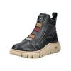 Stiefelette MUSTANG SHOES "Mustang Shoes Stiefelette Lederimitat", Damen, Gr. 40, schwarz, Lederimitat, casual, Schuhe
