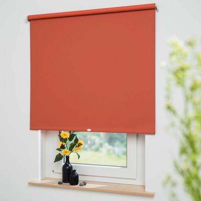 Springrollo LIEDECO "Uni" Gr. 5, orange (terra), B:82cm H:180cm, Polyester, Metall, Rollos, Verdunkelung Image