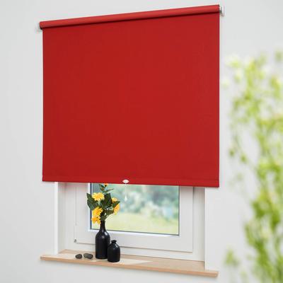 Springrollo LIEDECO "Uni" Gr. 1, rot, B:102cm H:180cm, Polyester, Metall, Rollos, Verdunkelung Image
