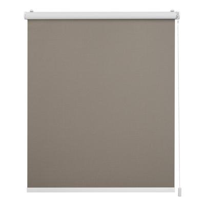 Rollo LICHTBLICK ORIGINAL "Klemmfix, ohne Bohren" Gr. 5, braun (braun, weiß, weiß), B:70cm H:190cm, Polyester, Rollos, Steuerbar mit Bluetooth-App, integrierter Elektromotor und Akku Image