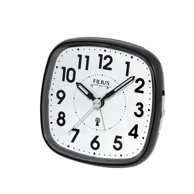 Funkwecker FILIUS ZEITDESIGN, schwarz, Wecker, Schlafzimmer, Wecker, Beleuchtung, Weckwiederholung, Piepalarm Image
