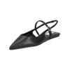 Ballerina STEVE MADDEN "STEVE MADDEN Ballerinas Leder", Damen, Gr. 39, schwarz, Leder, elegant, Schuhe