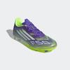 Fußballschuh ADIDAS PERFORMANCE "F50 LEAGUE FG/MG", Gr. 42, purrus, ftwwht, luclem, Synthetik, Textil, sportlich, Schuhe, geeignet für Rasen- und Kunstrasenplätze