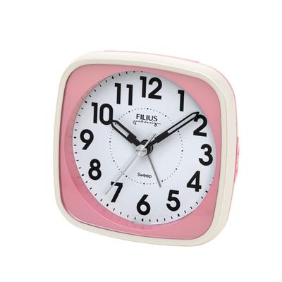 Quarzwecker FILIUS ZEITDESIGN, weiß, Wecker, Schlafzimmer, Wecker Beleuchtung,schleichende Sekunde,Snooze,Piepalarm