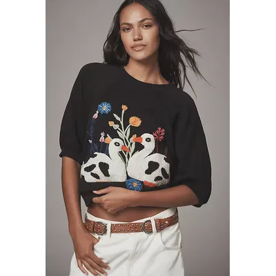 By Anthropologie Tufted Duck Sweatshirt