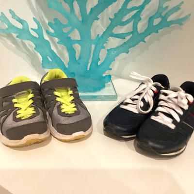 Nike Shoes | 2 Pairs Kids Boys Nike Revolution 2 Sneakers Sz 12c & Tommy Hilfiger Shoes Sz 13 | Color: Blue/Gray | Size: Boys Sz12 & Sz13