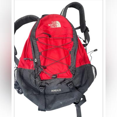 The North Face Bags | The North Face Borealis Backpack Red Black Daypack Unisex School,Travel,Hiking | Color: Black/Red | Size: Os